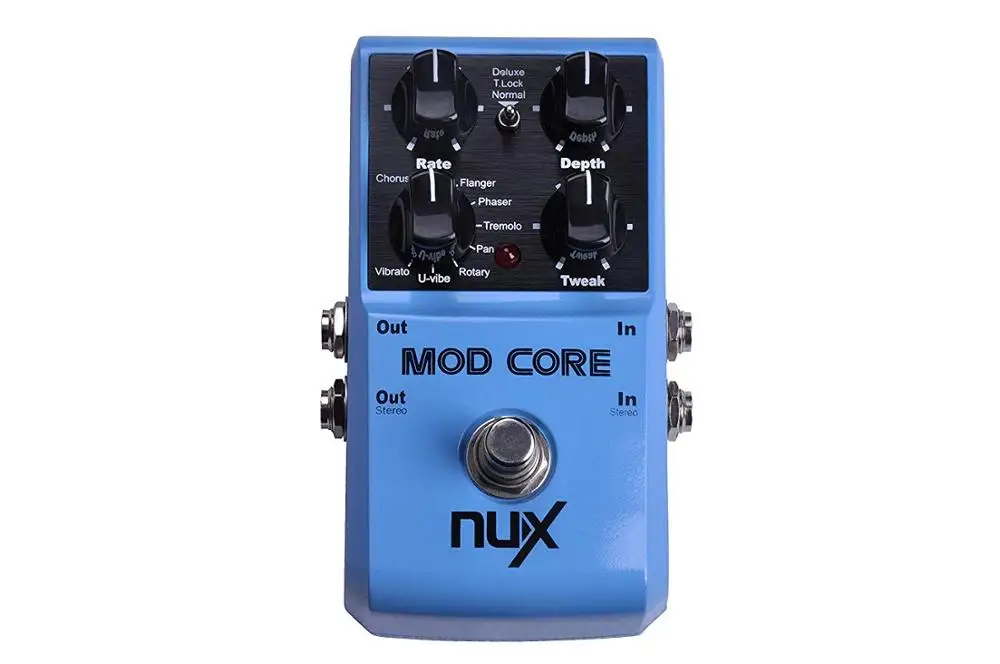 

NUX Mod Core Guitar Effect Pedal 8 Modulation Effects Preset Tone Lock