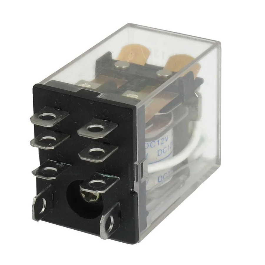 JQX 13F LY2 DC 12V Катушка 8 контактный DPDT Зеленый LED электромагнитное реле|Реле| |