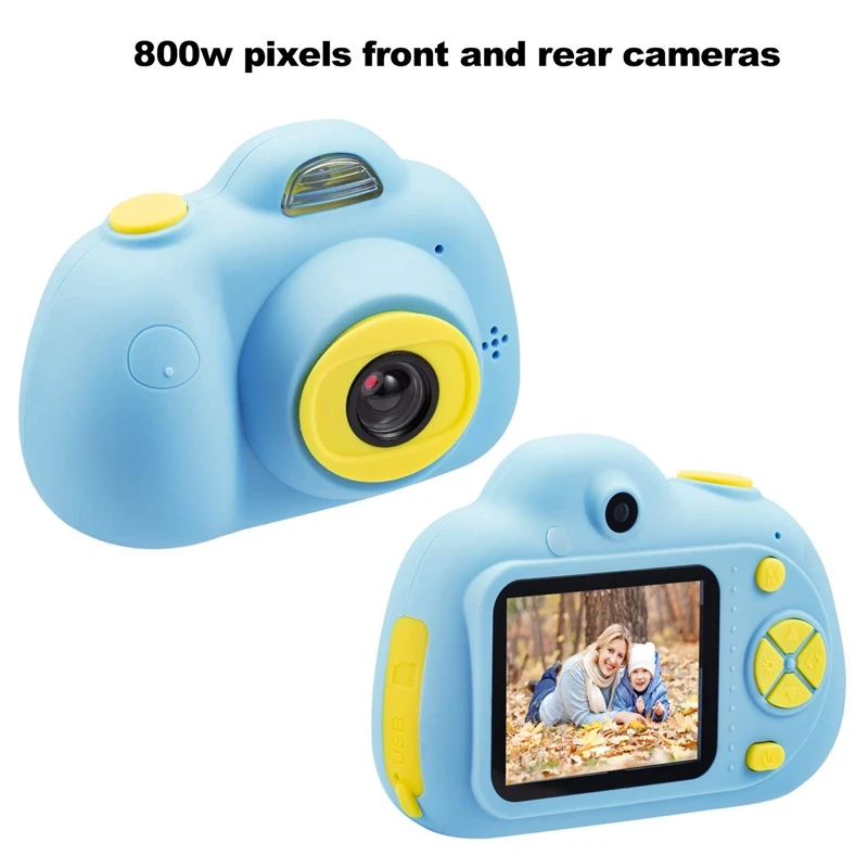 Камера Full Hd 1080P Портативная Цифровая видеокамера 2 дюйма с ЖК-дисплеем для детей, семейных путешествий, фотосъемки, подарок на день рождения для детей Мин