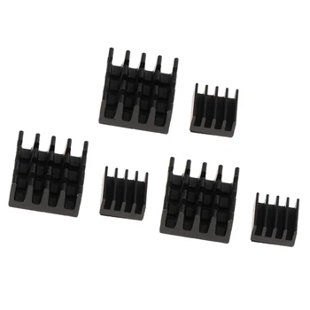 

6Pcs Aluminum Heatsink Cooler Circuit Board Cooling Fin For Raspberry Pi