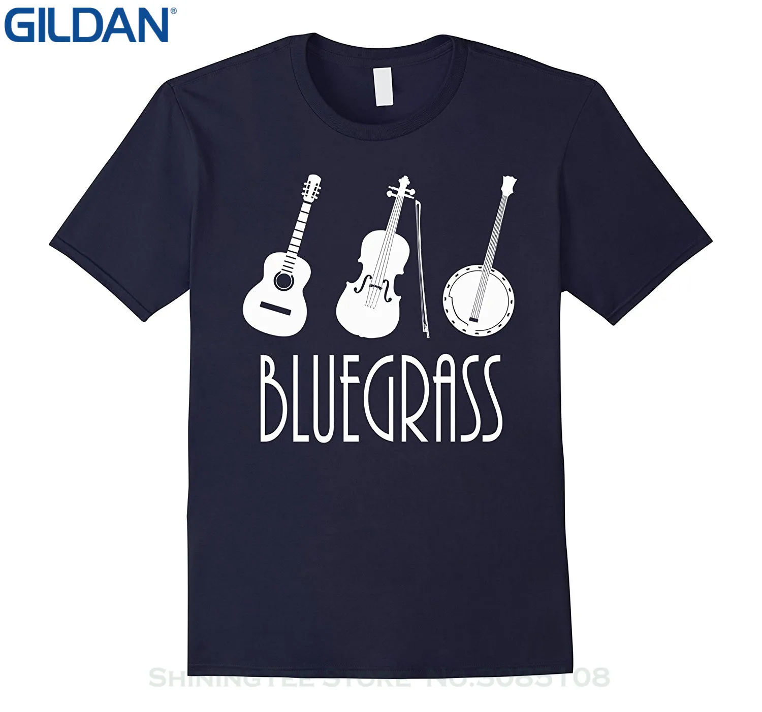 Summer 2019 Short Sleeve Plus Size Bluegrass Music