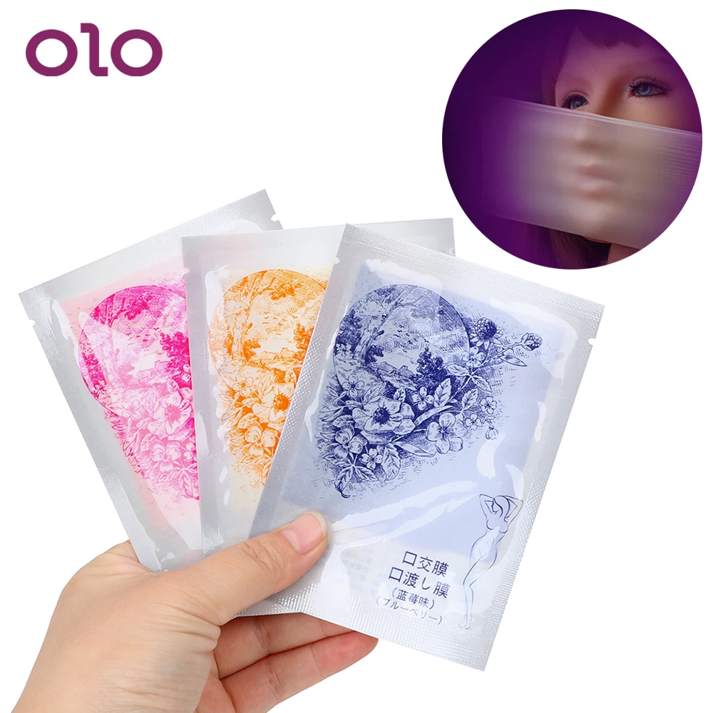 Оральная секс пленка OLO ультратонкая игрушка с фруктами для пар товары флирта