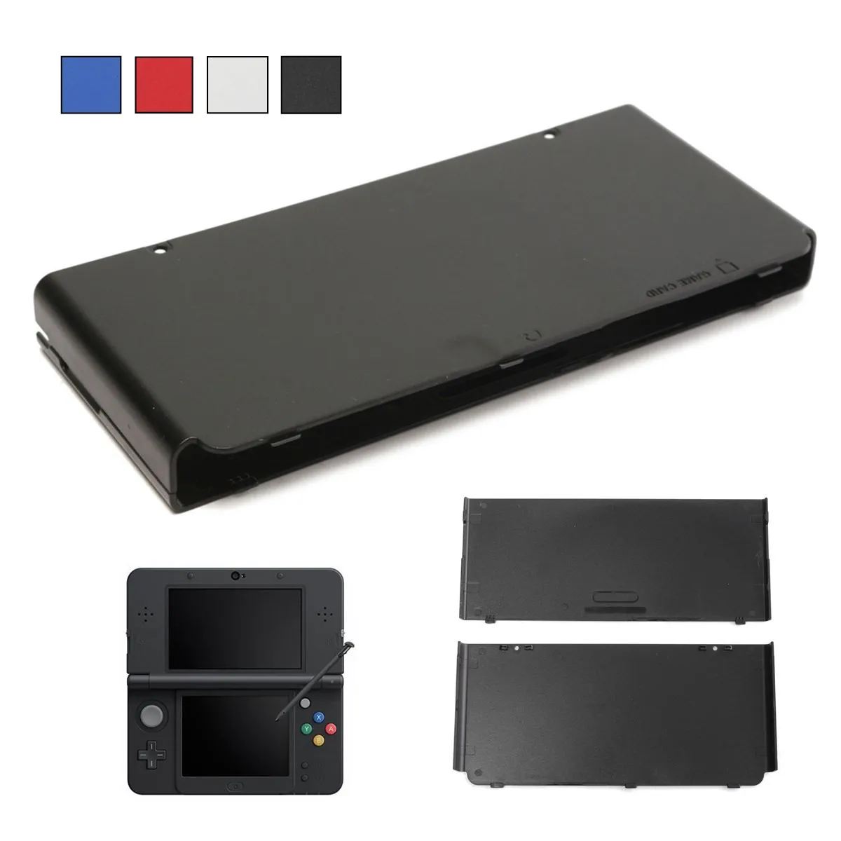 

For New Nintend 3DS Plastic Replacement Protective Case Cover Skin Shell Lid Video Game Pouch Against Drops Scratches Console
