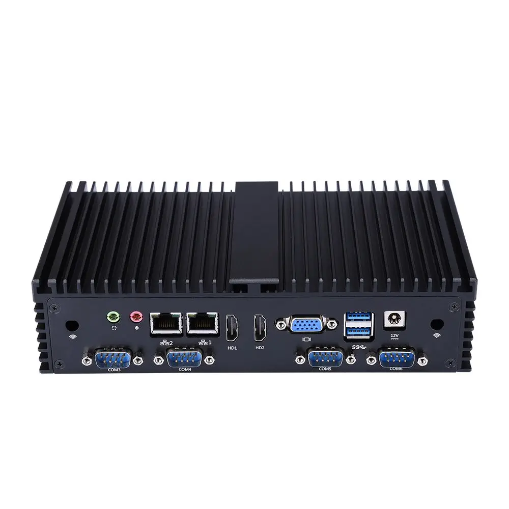 

Mini Pc Intel I5-6200U 2.3GHz Dual Core 8GB DDR4 256GB SSD 6 Gigabit Ethernet Machine Micro Industrial Q550X Multi-Network Port