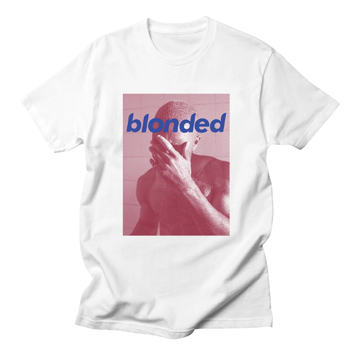 

Frank Ocean Blonde T Shirt Men Letter Print Tee Shirt Male Hiphop White Graphic Top Tees for Homme Summer Tops Unisex