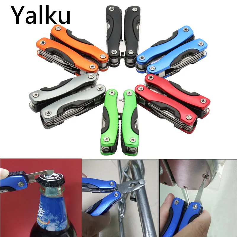 Yalku Multitool جيب في الهواء الطلق للطي كماشة متعددة أداة بقاء أداة تخييم اليد أداة أدوات صغيرة ورائعة Yalku Multitool جيب في الهواء الطلق للطي كماشة متعددة أداة بقاء أداة تخييم اليد أداة أدوات صغيرة ورائعة