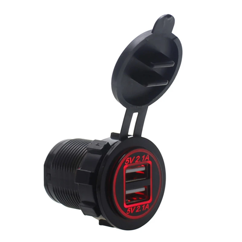 High Quality Universal Cigarette Lighter Car Charger 4.2A 5V Dual 2 USB Charger Socket Adapter For DC 12V 24V Car Motorcycle High Quality Universal Cigarette Lighter Car Charger 4.2A 5V Dual 2 USB Charger Socket Adapter For DC 12V 24V Car Motorcycle