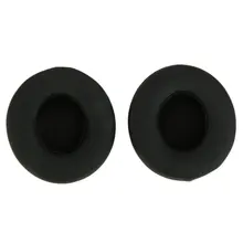 1 Pair Replacement earphones pads covers for Headphones SOLO 2.0 - Black