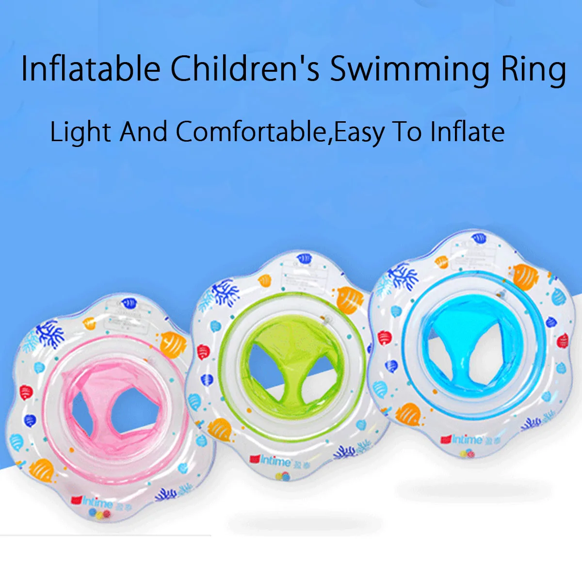 Baby Swimming Ring Inflatable Infant Armpit Floating Kids Swim Pool Accessories Circle Bathing Inflatable Double Raft Rings Toy