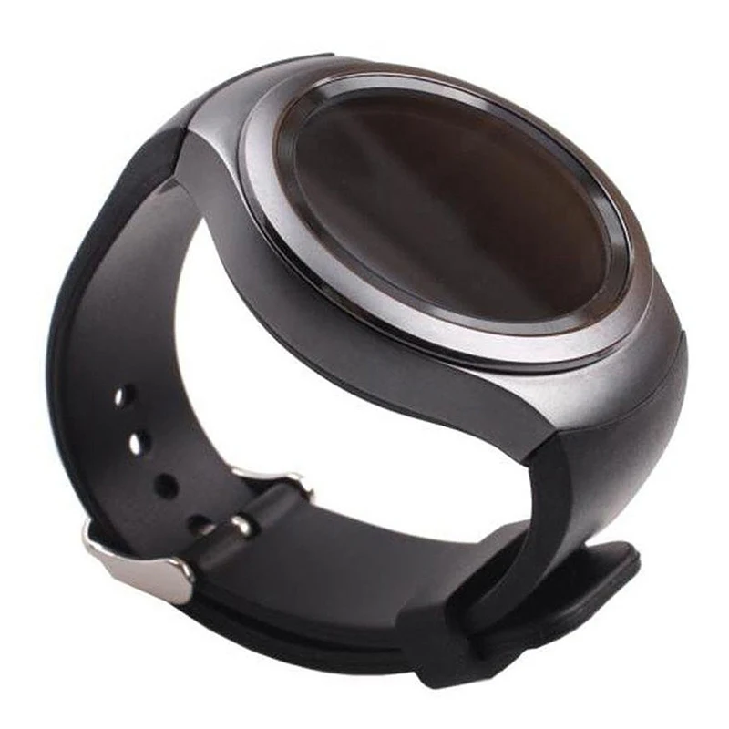 Роскошный силиконовый ремешок для часов Samsung Galaxy S2 Gear SM R720 Black|Ремешки часов| |
