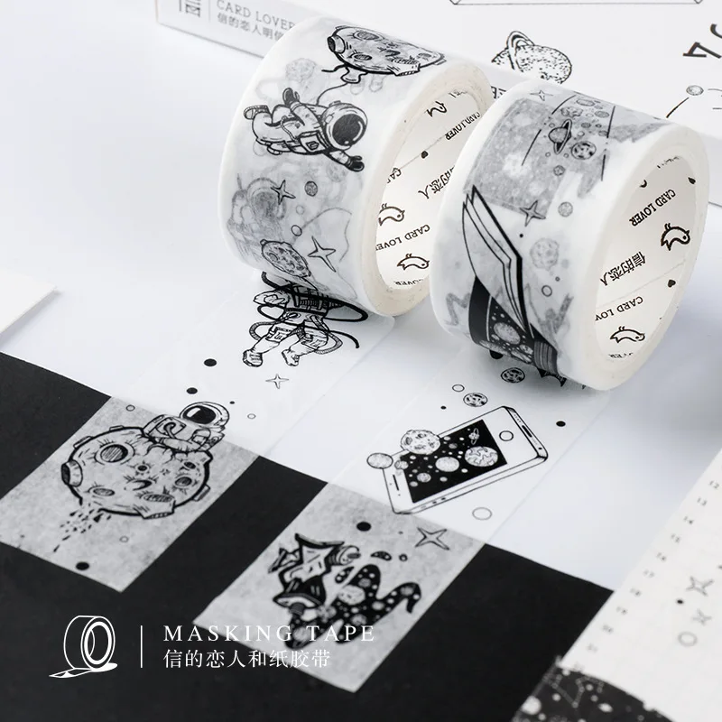 Маскировочная лента Dream Fly Вселенная космос планета Washi клейкая самодельная