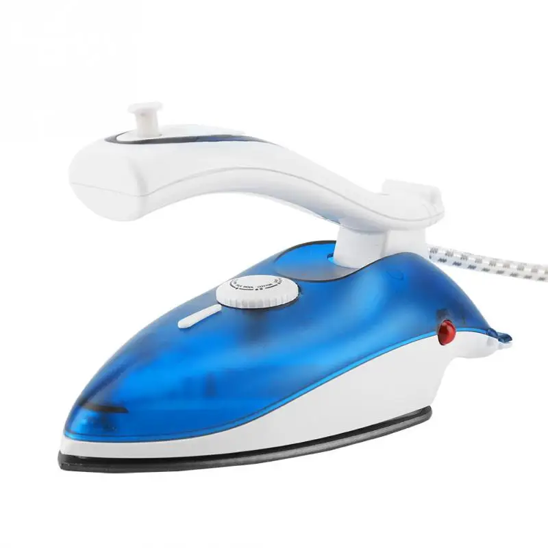 

220-240v 800W Portable Compact Size Foldable Handle Electric Steam Iron Teflon Baseplate Steam Iron Handheld Home Travel Use hot