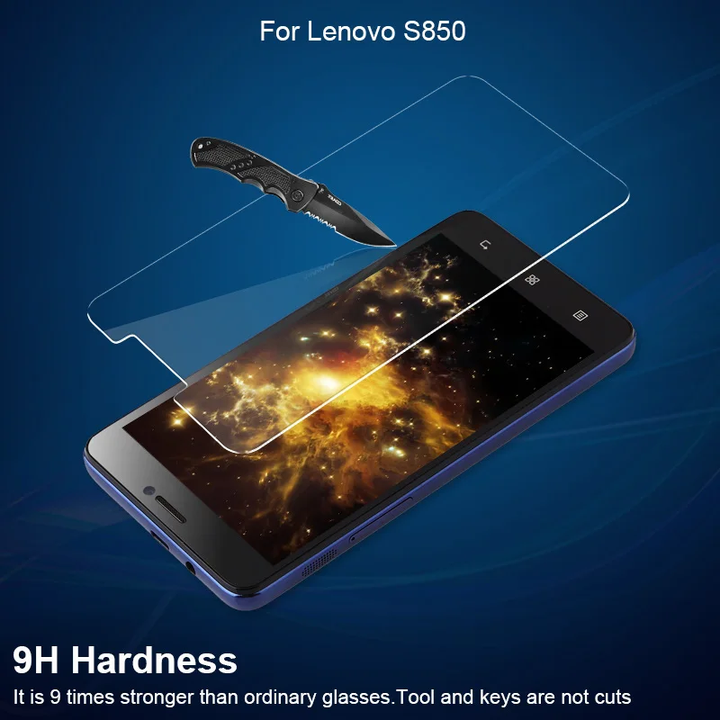 Закаленное стекло для Lenovo P70 S60 S850 S856 S860 S939 S960 Z90 Передняя пленка Защитное Vibe X2