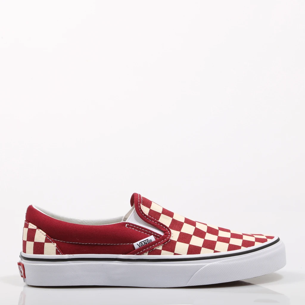 vans slip on bordo