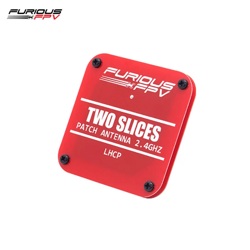 

FuriousFPV 2.4GHz 8.6dBi Two Slices PATCH FPV Antenna LHCP/RHCP for RC Drone Models Spare Parts Accessories