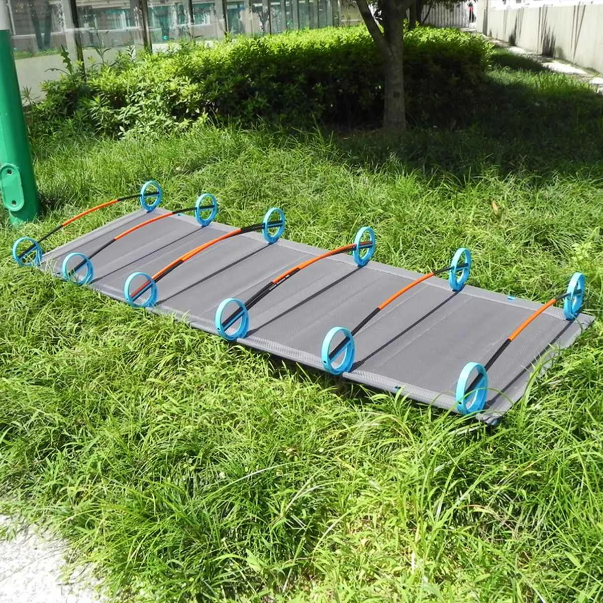 

Portable Outdoor Bed Cot Strong Foldable Bed Camping Military Hiking Mat Medical Lightweight Table With Aluminium Frame 2019 New