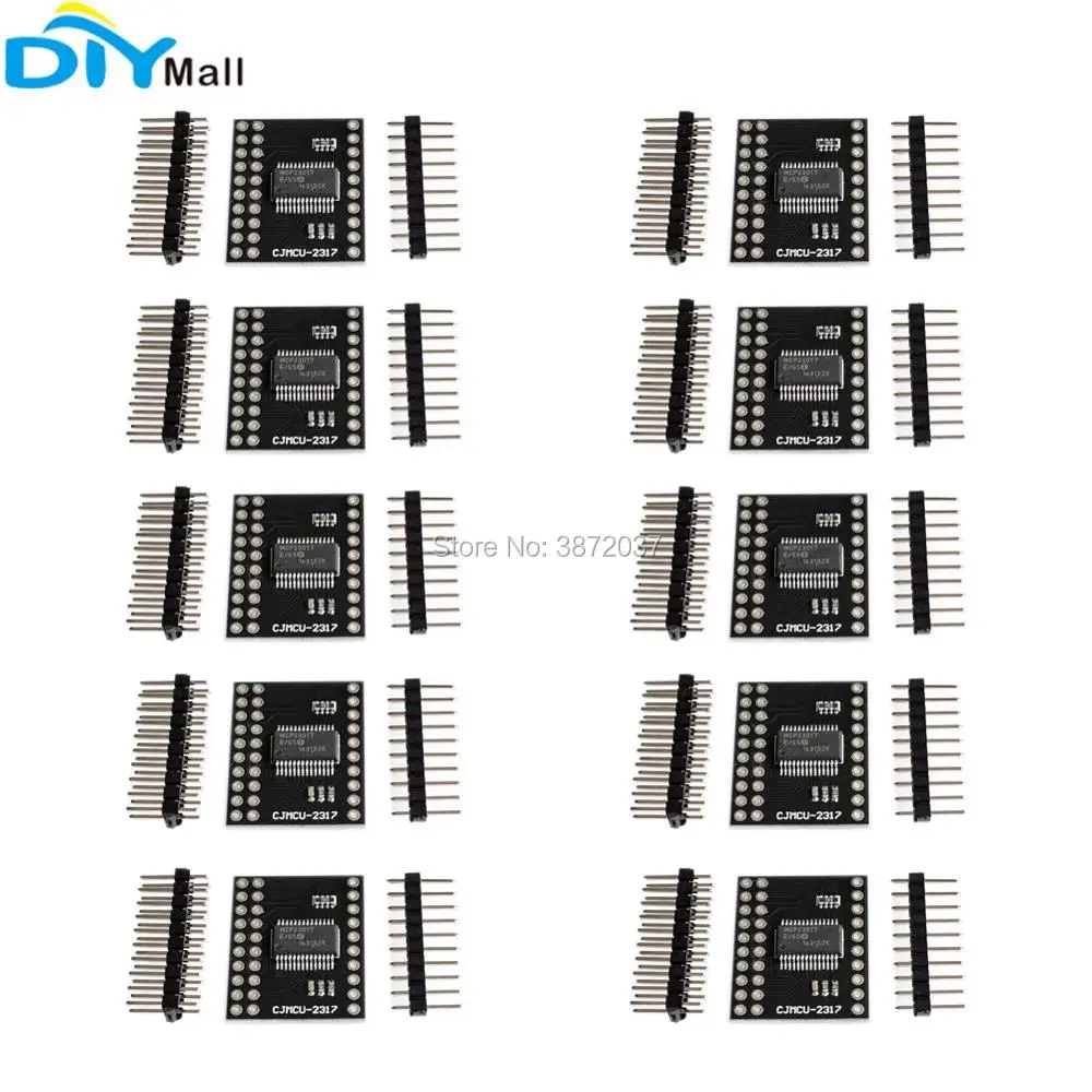 Módulo de Interface – o Expander Lote Mcp23017 I2c Spi Serial Iic Bidirecional 16-bit i 10 Pçs – Cjmcu-2317
