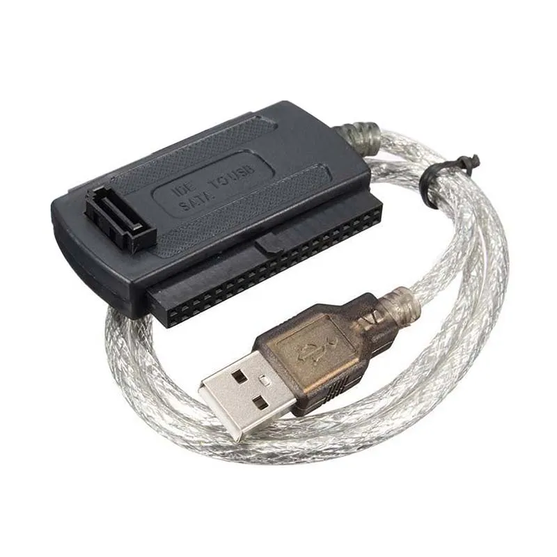 USB 2 0 Male to IDE SATA 5 &quot3 5&quot конвертер адаптер кабель жесткого диска HDD черный |