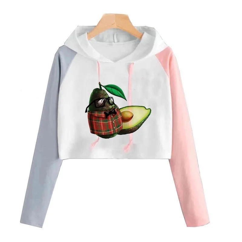 Забавная рубашка с авокадо Vegan Женская Футболка Harajuku Kawaii футболка одежда Топы