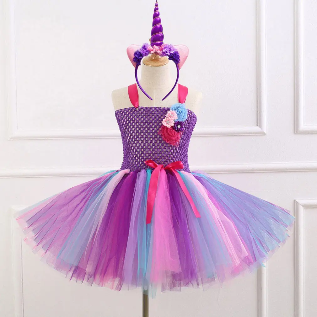 

93263 Girls European and American mesh stage performance Party festival princess dress