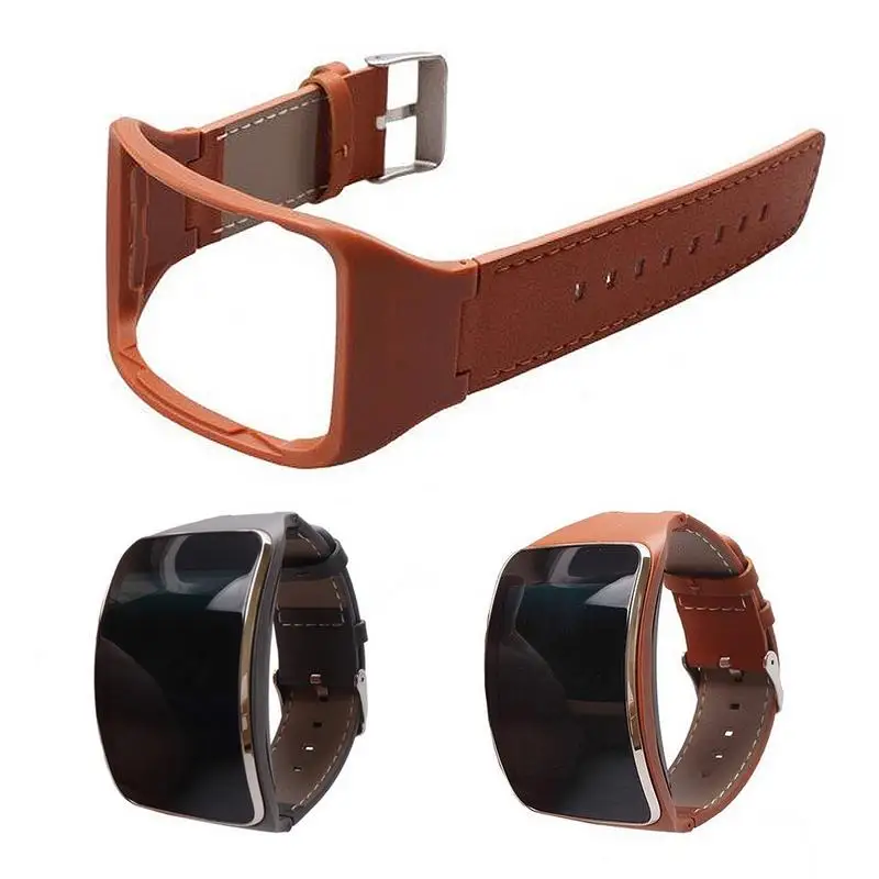 

Replacement Watch Band Strap For Samsung Gear S R750 Bands Genuine Leather Straps Band Interchangeable Smart Fitness Watch Band