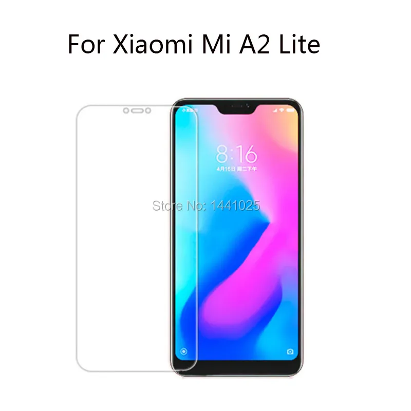 

Tempered Glass Film For Xiaomi Mi A2 Lite Screen Protectors tempered class 9H 2.5D for Xiaomi Mi A2 Lite Screen Protector