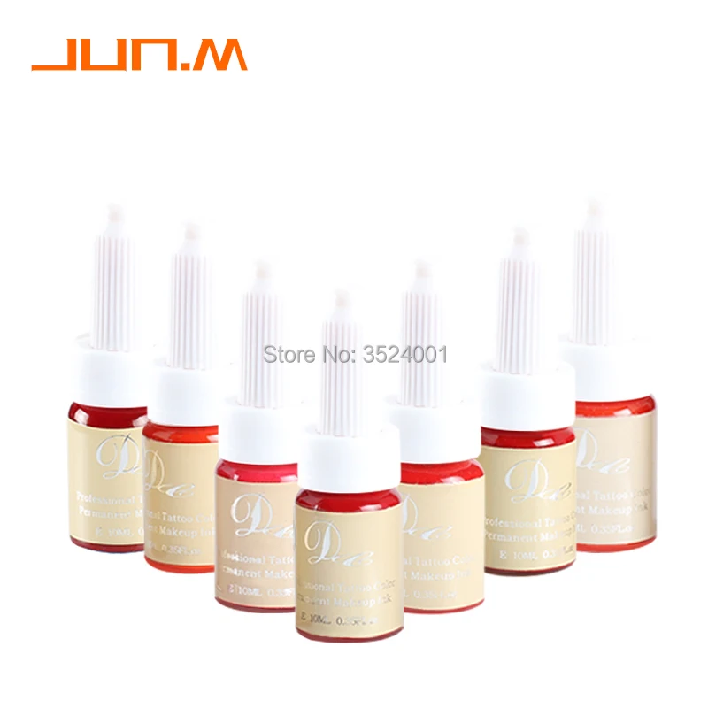 

Free Shipping High Quality Permanent Makeup Cream lip Pigment color Professional Tattoo color for lip 10g/pc