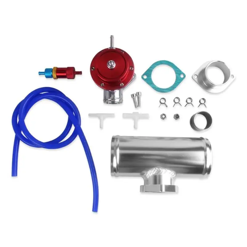 

Aluminum Type-S Turbo Blow Off Valve BOV+2.5 Flange Pipe+Boost Controller