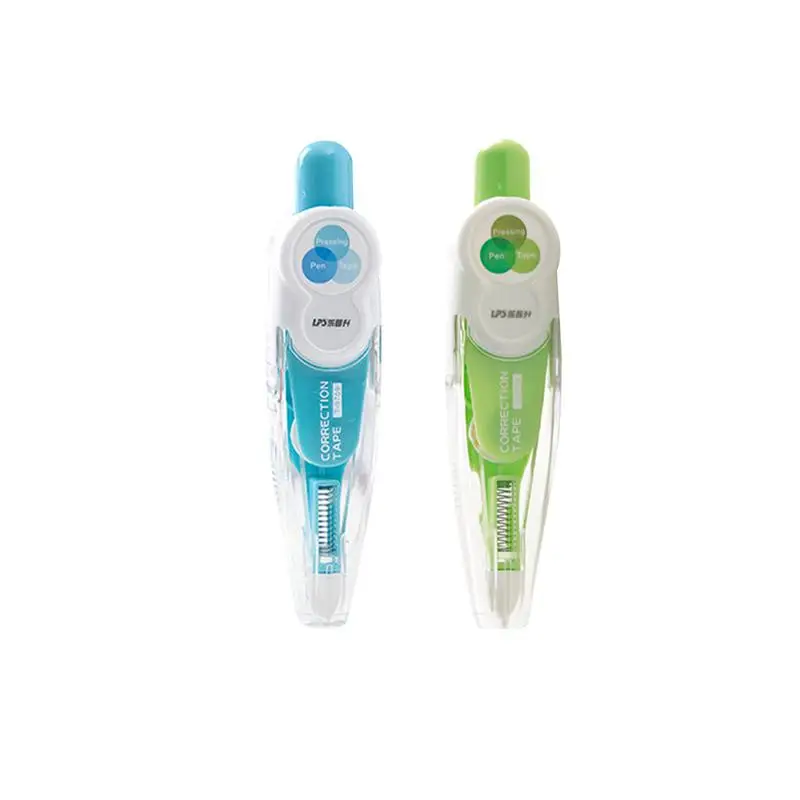 

Creative Correction Tape Push Type Replaceable Transparent Plastic Tape Student Stationery Correction Tape School Student Gift