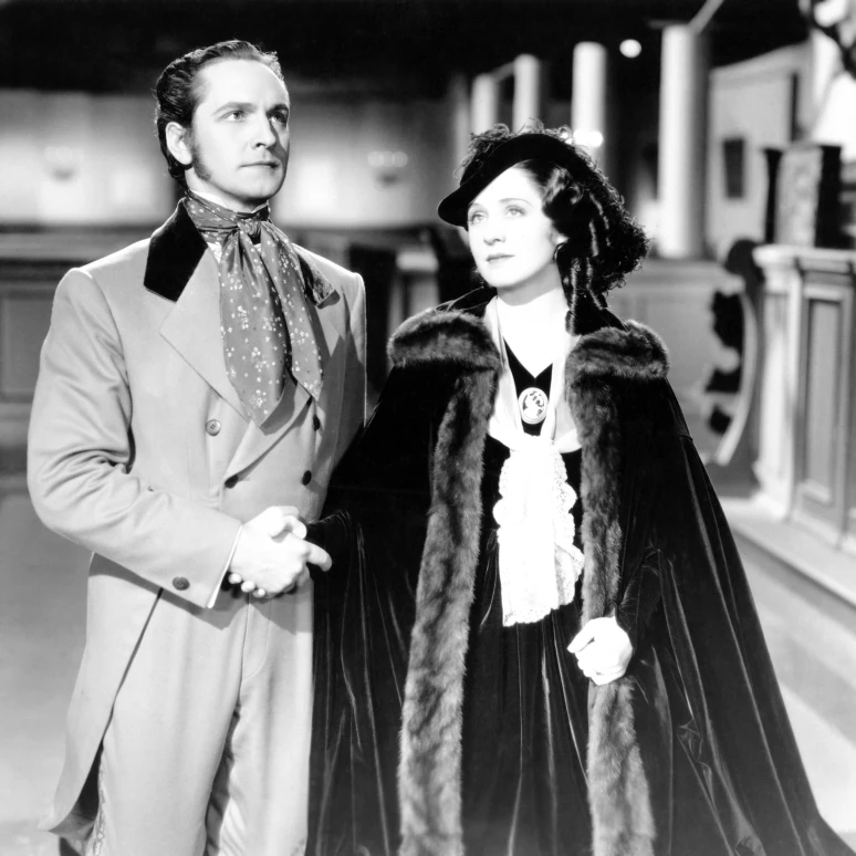 Заколки для волос Wimpole Street Fredric March Norma Shearer 1934 фотопечать (28x22)|Таблички и знаки| |