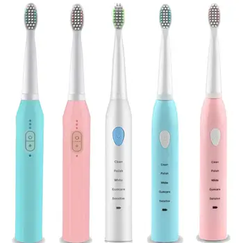 

Electric Power Toothbrush Acoustic Vibration Five Gear Adult Household Automatic Toothbrush With Soft Hair