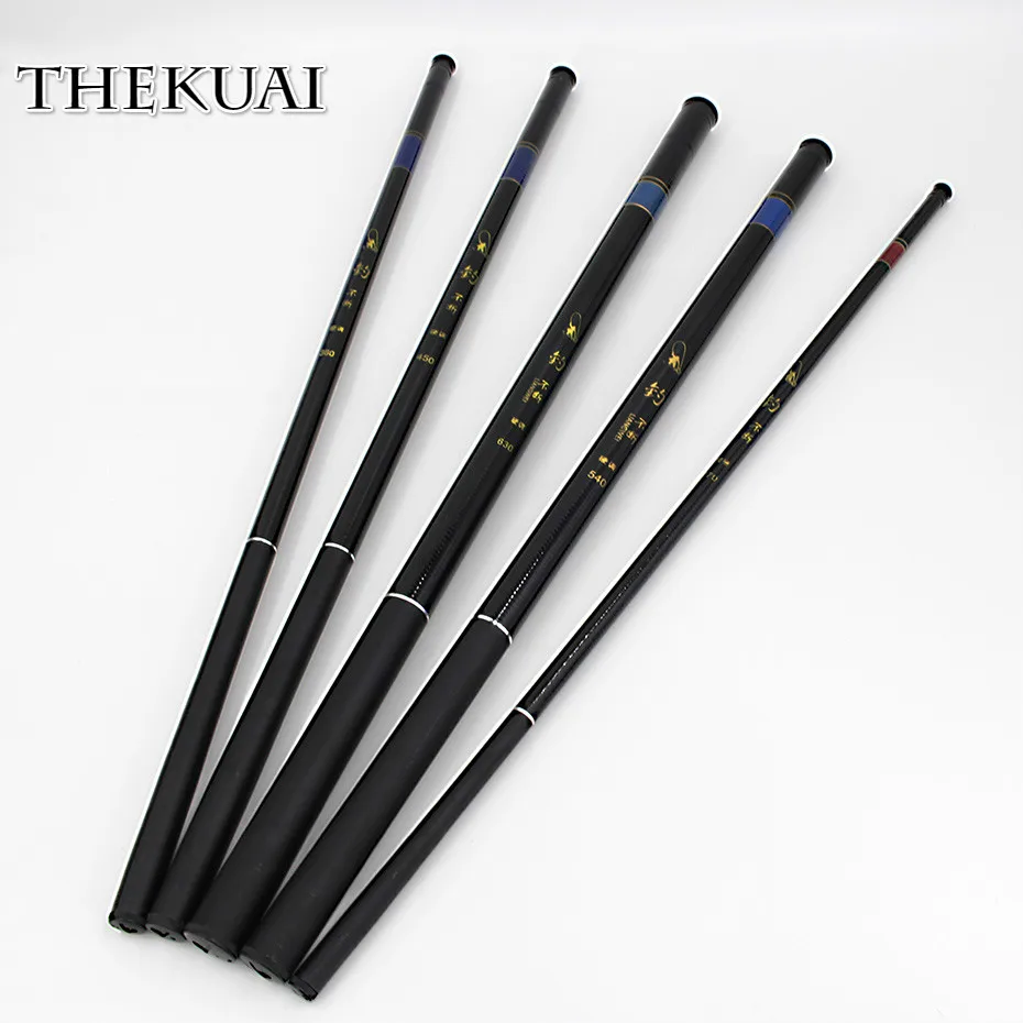 

THEKUAI 2.7/3.6/4.5/5.4/6.3/7.2 Meters Stream Hand Pole Casting Telescopic Fishing Rods Fish Tackle Fishing Pole Stream Hand Rod