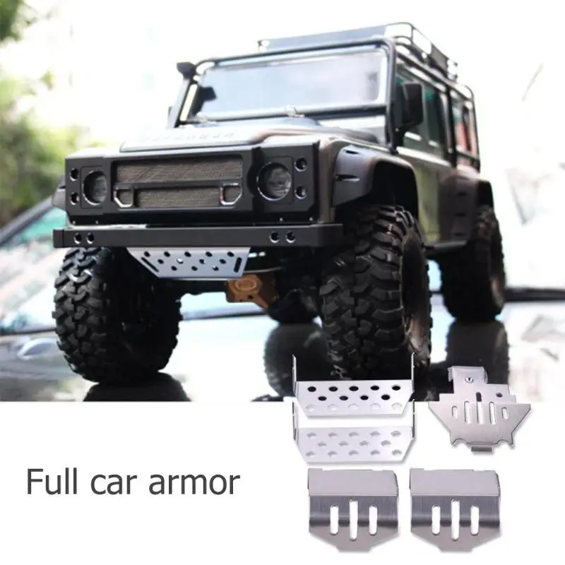 

5pcs/Set Metal Front/Rear Protection Guards Axle Guard Plate Armor for Traxxas for TRX-4 RC Crawler Vehicle RC Cars Accessories