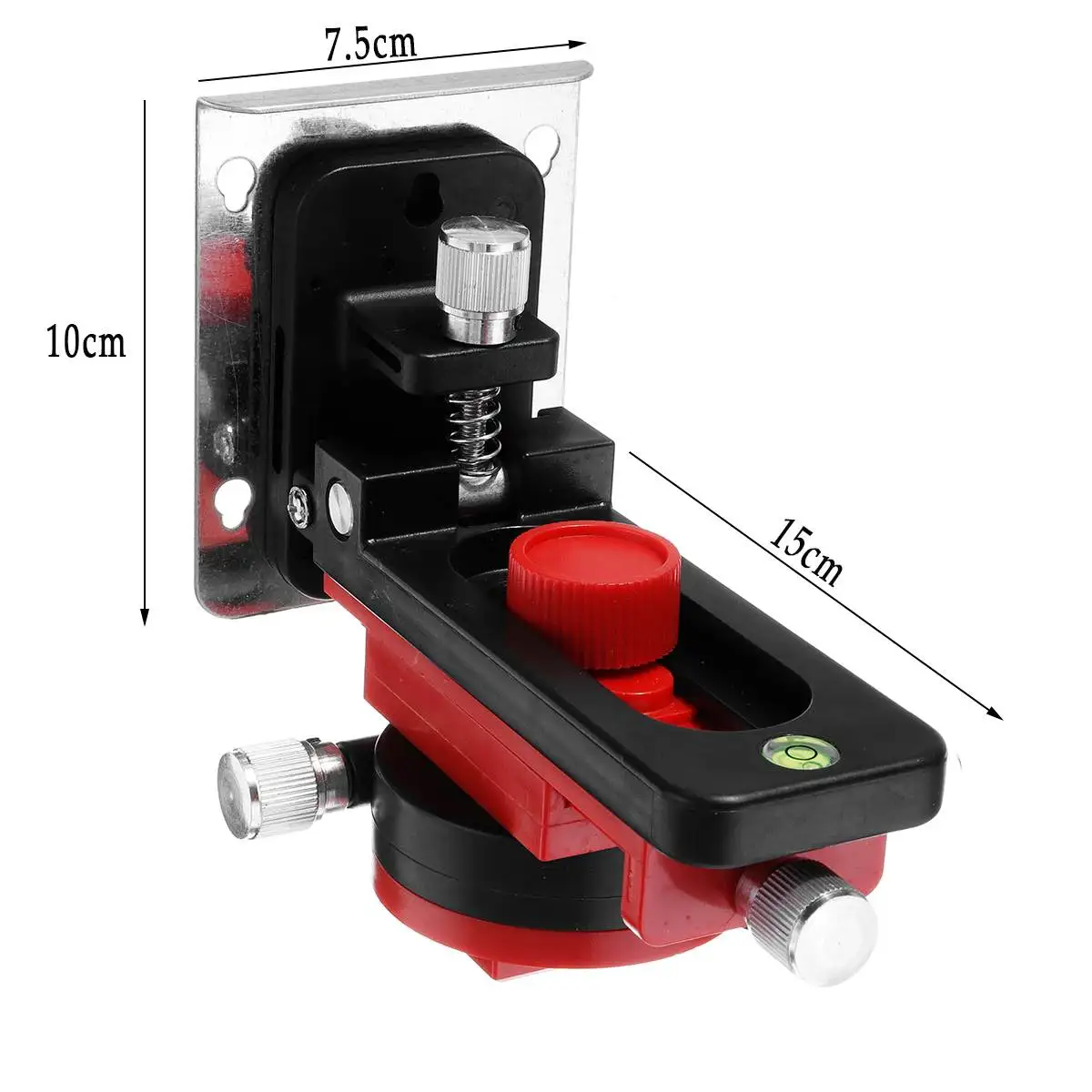 Настенный подвесной кронштейн с лазерным уровнем, Ручка вращения на 360 градусов, магнитная адсорбционная подставка, инструмент из металла+ пластика