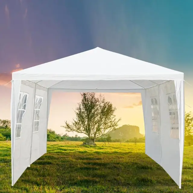 3x9m Waterproof Garden Outdoor Sun Shelter Beach Tent Parking Shed Wedding Party Large Pavilion Canopy Outdoor Camping Tend 5