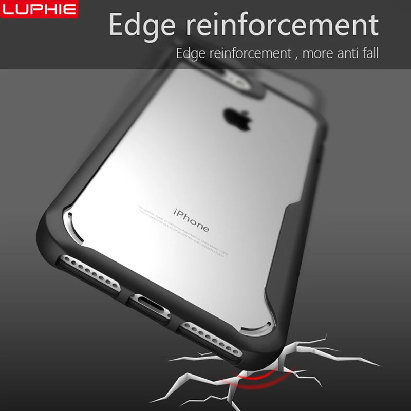 Противоударный защитный чехол для iPhone XR XS 8 7 Plus, Прозрачный чехол для iPhone 6 6S Plus 5 XS Max, роскошный силиконовый чехол
