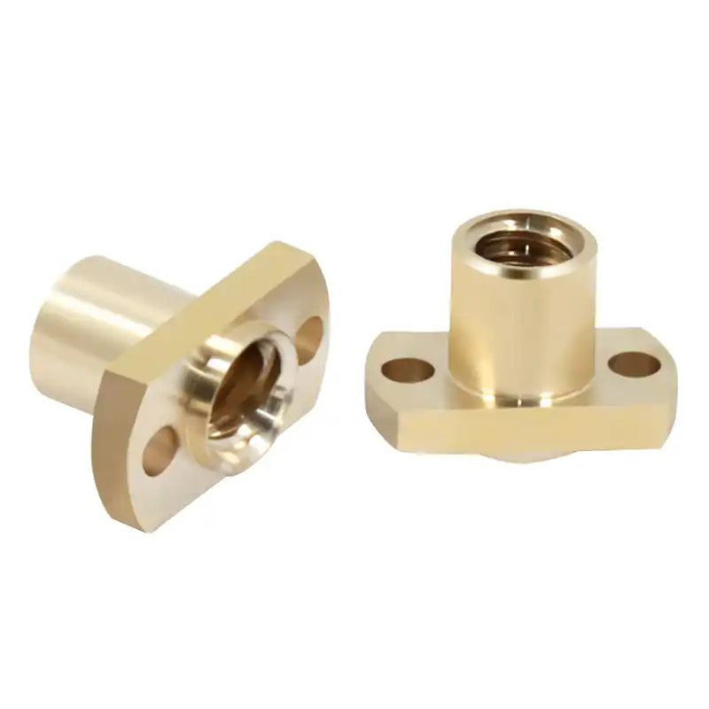 Brass T8x8mm Flange Lead Screw Nut for CNC Parts