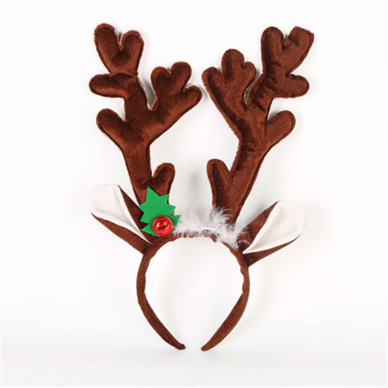 Xmas Novelty Adult Antlers Headband,Reindeer,Star Head Bopper Santa,Snowman Kids