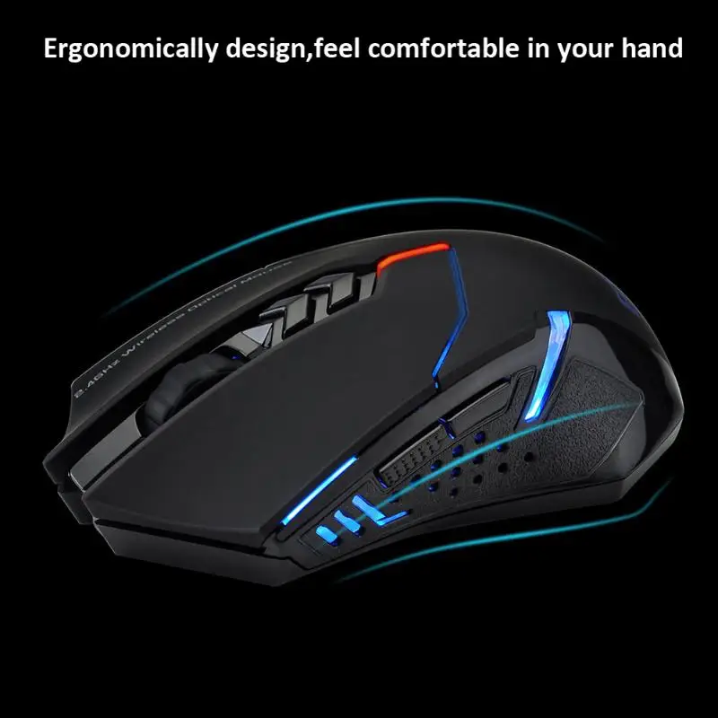 ET X 08 2000DPI регулируемая Беспроводная профессиональная игровая мышь 2 4G мыши|Мыши| |