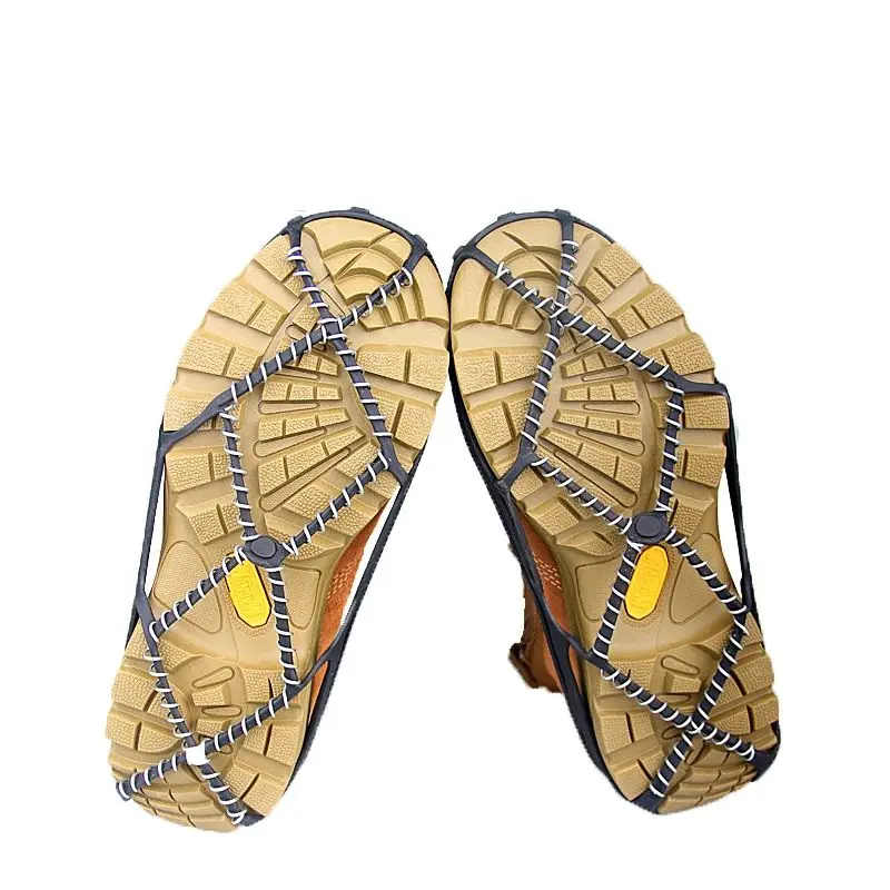 

Hot Sale Unisex Ice Snow Gripper,Professional AntiSkid Non-Slip Elastic Shoes Boots Spikes Grips, Outdoor Shoe Covers Crampons