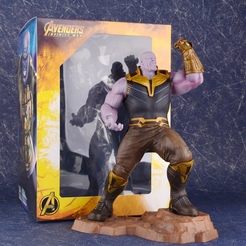 

Marvel Comics Thanos ARTFX spiderman Hero Series Marvel Avengers 3 Infinity War Action Figure Toy PVC Model Toys for kids gifts