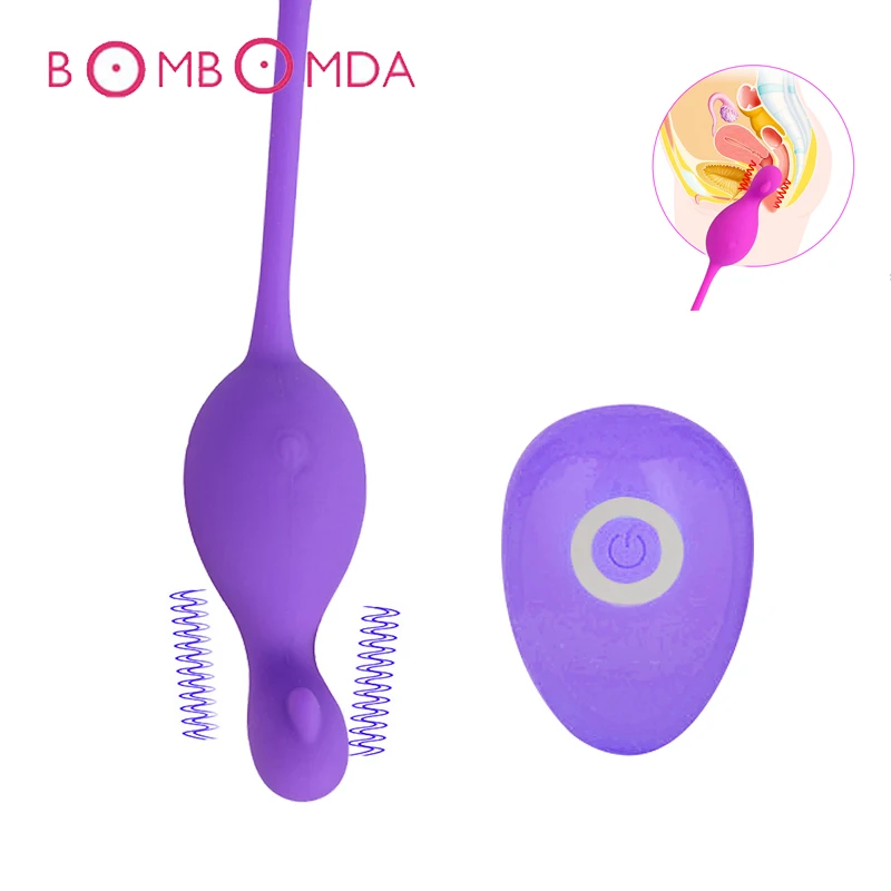 100 Silicone Kegel Balls Vagina Tighten Exercise Vibrators Remote Control Vagina Ball Sex Toys For Woman
