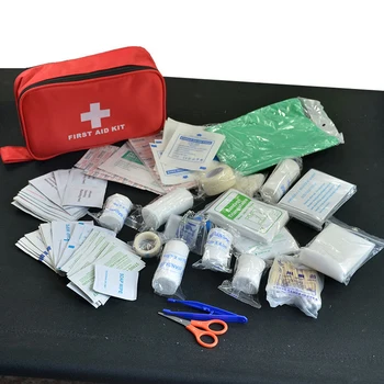 

180Pcs First Aid Kit Outdoor Hiking Camping Survival Travel Emergency Rescue Bag