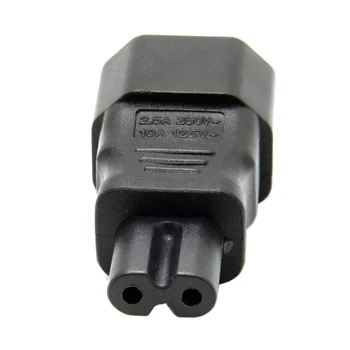 

CYSM CY UL Approved Standard Molded IEC 320 C14 Socket to IEC C7 Plug AC Power Adapter Set