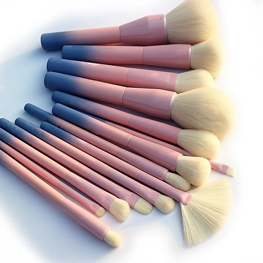 

New Professional Soft Makeup Brushes Set 14pcs Makeup Brushes Set Cosmetic Powder Foundation Eyeshadow Eyeliner Brush Kits Mak