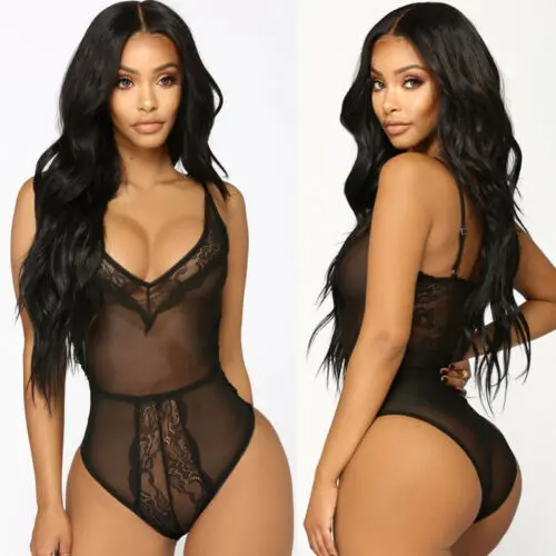 

2019 Sexy Lingerie Lace Dress Babydoll Women's Underwear Nightwear Sleepwear Bodysuit