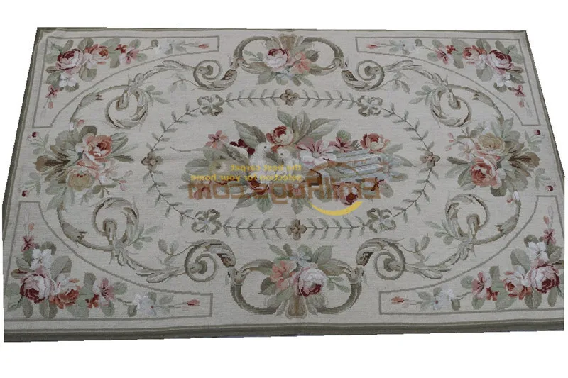 

Vintage Needle-point Carpet Big Carpet For Living Room Round Carpet Room Floor Decoration Art Carpet Wool Knitting Carpets