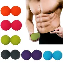 ПВХ мяч для йоги поставки шип тренировка ролик для массажа Силиконовые Йога мяч массажные ноги руки мышцы Йога фитнес мышцы расслабляющий мяч