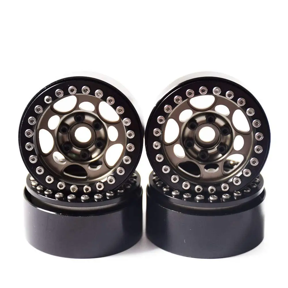 4 шт. колеса Beadlock 1 9 дюйма для 1/10 масштабе Rc Crawler Traxxas Axial Scx10 II D90 Tamiya CC01 D110|Детали и