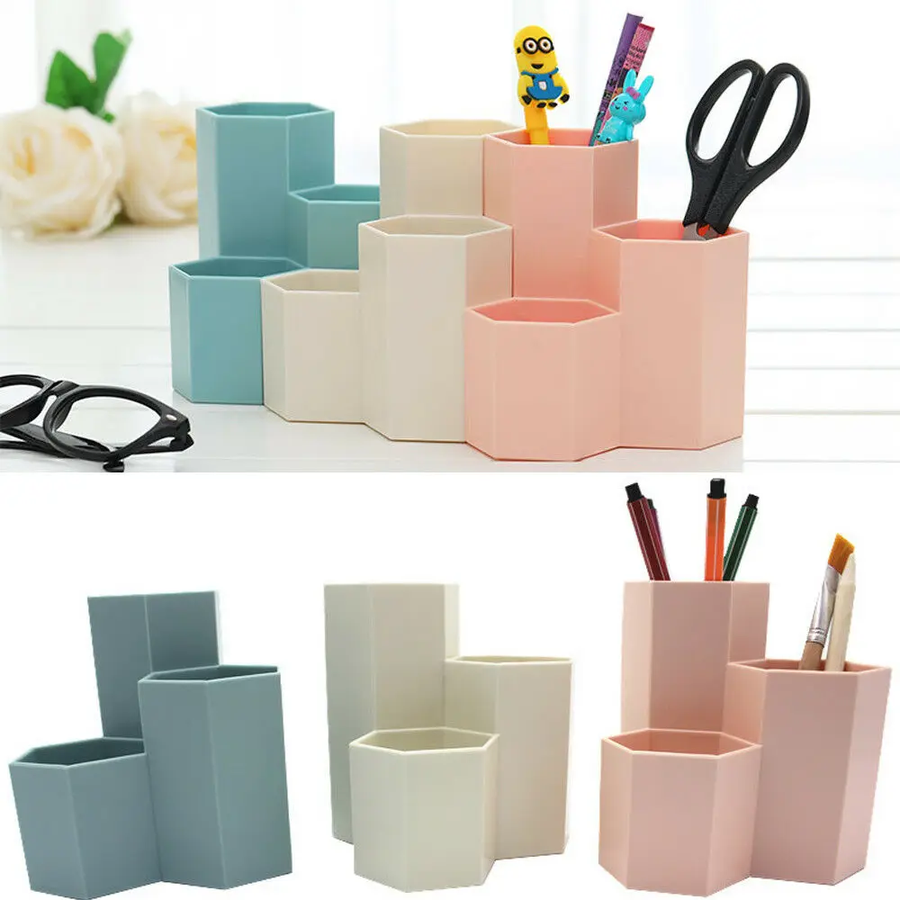 

Table Desk Pens Pencils Sundries Storage Makeup Cosmetic Storage Box Brush Holders Office Organiser Home Office Storage Gifts